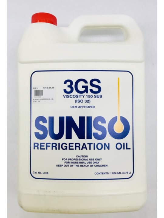 SUNISO Compressor Oil 3GS 3.78L