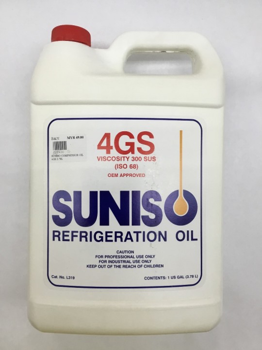 SUNISO Compressor Oil 4GS 3.78L