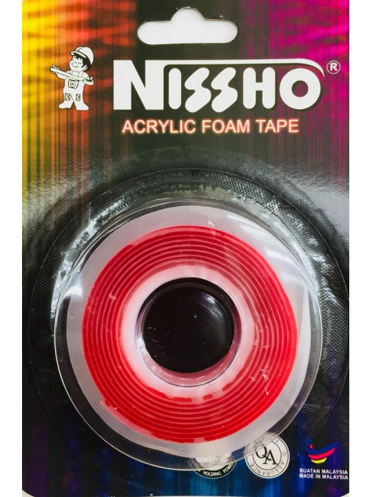 12MM X 1.5MTR Acrylic D/Sided Tape