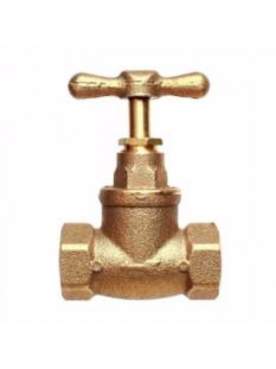 3/4" L.DUTY CT Brass Stop Cock
