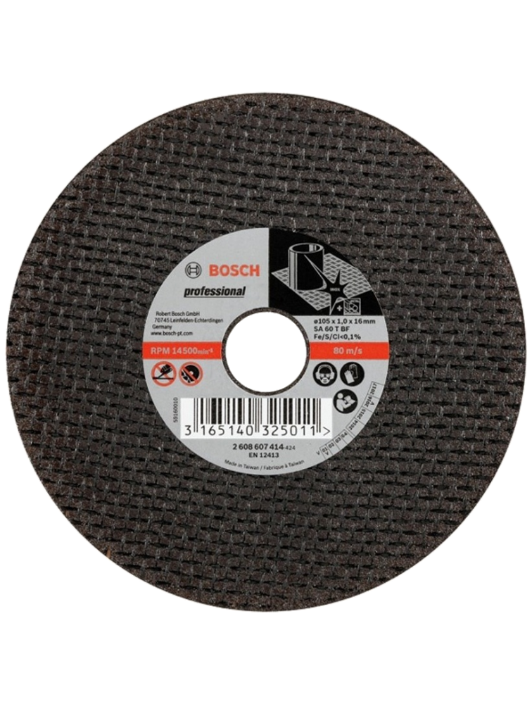 4" Cutting Disc X 1.0MM - SA60TBF S/S (Bosch)