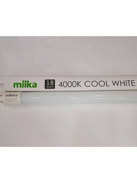 MIIKRAZ LED T8 18W Glass Tube CW-4000K (Sirim)