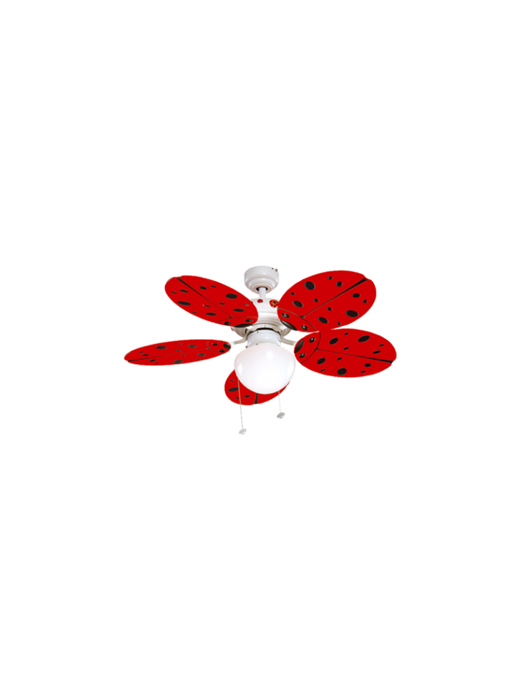 Elmark C/F Beetle Fan Red